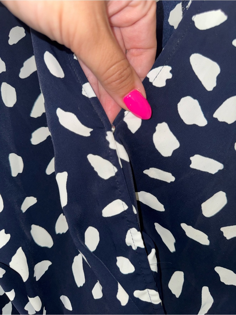 Ruffled Polka Dot Dress - Picture 4 of 8